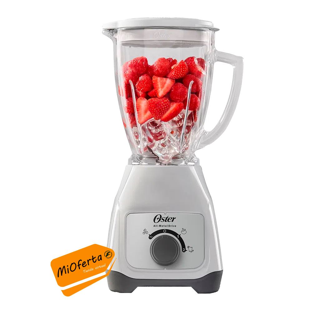 Licuadora Oster 550W BLSTKAG-WRD+Mini vaso Picatodo 300 ml de Tritan
